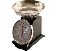 5kg Traditional Retro Mechanical Kitchen Weighing Scales (Black)