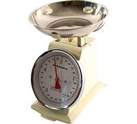 5kg Traditional Retro Mechanical Kitchen Weighing Scales (Cream)