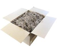 5kgs - 100% FSC recycled 3.8mm shredded brown kraft paper - hamper gift box filler