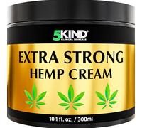 5Kind Extra Strong Hemp Cream 300ml - Natural Ingredients - for All Skin Types