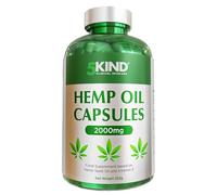 5Kind Hemp Oil Capsules High Strength 2000mg - 180 Soft Gel Hemp Seed Oil