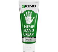 5kind Intensive Hemp Hand Cream 100ml - Hemp Cream for Hands - High Strength - Professional Women & Mens Hand Cream for Dry Hands - Natural