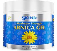 5kind Maximum Strength Arnica Gel 300ml - Fast Acting Arnica Gel - Intensive Arnica Montana Extract Gel - Natural Muscle Rub for Runners, Muscles & Joints