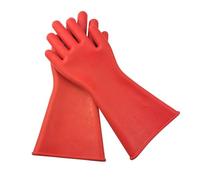 5KV Insulating Gloves Natural Rubber Electrical Safety Gloves Anti-Shock Friction Resistant For Live Wire Work Battery Charging