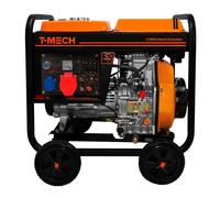 5kVA Portable Diesel Generator Electric Start ATS 10HP 3 Phase Open Frame
