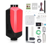 5KW 12V Diesel Air Heater, Parking Heating w/LCD Switch Monitor Display, Remote Control, 10L Tank, Muffler, Fast Heating Defrosting Defogger Car Heater for Trucks, Camper, Vans, RV, Boat, Motorhome