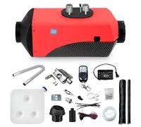 5KW / 8KW 12V Diesel Air Heater with LCD, Remote Control, Fuel Tank - Portable Night Parking Diesel Heater for Truck, Boat, Motorhome, Camping, Warehouse Heating (Colour D, 8KW)