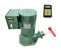 5kW Single-Phase Micro Hydroelectric Generator - Auto Voltage Stabilizer & Leakage Protection, 110/220V 50 Hz, 15-40 m Head, 0.035 m³/s Flow, Copper Wire With Clip Garden Light(110v)