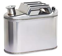 5L/10L/15L/20L Fuel Gasoline Petrol Diesel Gas Cans Tank Container Backup, 201 Stainless Steel Jerry Can for Motorcycle Automobiles Lawn Mower Boating Camping,5L