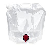5L/10L Collapsible Water Bag With Faucet | 3-layer vertical PET/PA/PE water container,