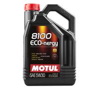 Motul 8100 ECO-NERGY 5W30 5L Auto Oil Lubricant 5W-30 Fully Synthetic 102898