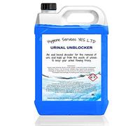 5L 1x5L URINAL BLUE Unblocker Descaler Cleaner for URIC ACID scale build up limescale
