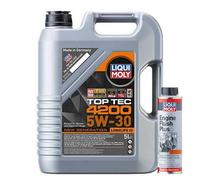 5L 5W30 Liqui Moly Top Tec 4200 Bmw Ll Porsche 8973 + Engine Flush Plus 300Ml