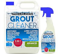 5L + 750ml Pro-Kleen Tile Grout Cleaner Restorer Reviver Kitchen Bathroom