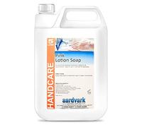 5L Aardvark Pink Hand Soap - Hand Wash Lotion, Pearlised, Smooth Liquid Bulk Container - Refill Hand Soap Dispenser