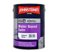 5L Aqua Water Based Satin Johnstones - Brilliant White