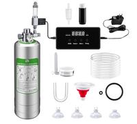 5L Aquarium CO2 Generator System with Timer-Enabled Motor Valve, Upgrade CO2 System Kit with Quick-Release Structure for Aquarium Plants Tanks (5L)