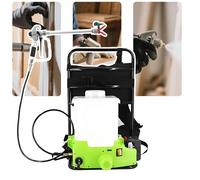 5l Backpack Paint Sprayer, 15mpa High Pressure Cordless Unit, 500w Motor Powers 1.2l/Min Flow On Drywall/Wood, Extension Pole For Vaulted Spaces Cordless Airless Sprayer NoPowerCord