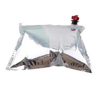 5L Bag In Box Replacement Liners with Butterfly Tap, Oxygen Barrier Wine Dispenser Bags for Juice and Acidic Drinks, Hot Fill Beverage Bladders, 5 Pack