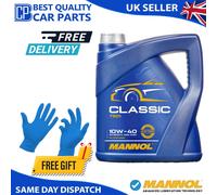 5L CLASSIC SEMI-SYNTHETIC ENGINE OIL 10W-40 API SN/CH-4 ACEA A3/B4 7501-5 Mannol