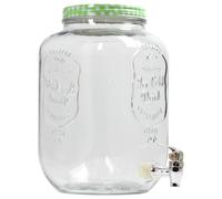 5L Clear Glass Drinks Dispenser with TAP Juice Water Milk Cocktail JUG Assorted