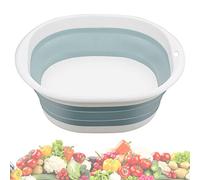 5L Collapsible Washing Up Bowl Folding Hand Wash Basin Retractable Portable Laundry Washing Basin Multipurpose Outdoor Fishing Plastic Water Basin for Kitchen Sink Travel Camping Hiking Motorhome