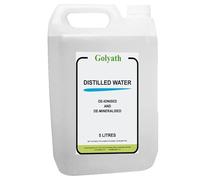 5L Distilled Water - 100% Pure Distilled Water, Steam Distilled - Lab Tested, Deionised - CPAP, Irons, Cleaning, UK Made