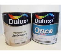 5L - Dulux Professional Undercoat / Once Gloss - Brilliant White - 2 x 2.25L