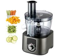 5L Electric Fruit Vegetable Cutter, 600W Commercial Vegetable Slicer, Large-Diameter Discharge Outlet, Removable Washable, Food Chopper Dicer for Restaurant, Bakery, Hotel, Kitchen