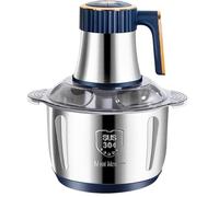 5L Electric Meat Grinder Food Chopper, Stainless Steel Multi-Functional Vegetable Slicer Processor, 40000RPM, 5 Speed Settings, Easy to Use