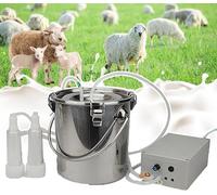 5L Electric Pulse Cow Milking Machine, Automatic Stop When Full, Simulated Manual Milking / Protect The Udders, Comfortable Milk Extraction, for Dairy Cow Goat ,5L,Sheep