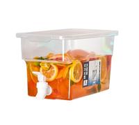 5L Fridge Beverage Drink Dispenser with Spigot, Fridge Water Jugs with Lid, Cold Drink Juice Iced Beverage Dispenser for Party Drinks, Juice, Iced Tea, Cocktail, Lemonade, Cold Brew