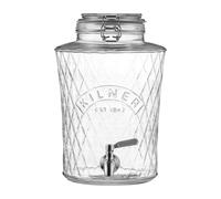 5L Kilner Clip Top Diamond Drinks Dispenser glass