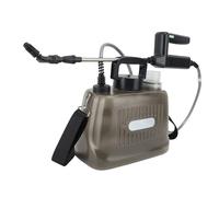 5L Large Capacity Electric Sprayer, Compact Portable Pump Sprayer with Battery Powered Sprayer Wand, Multifunctional Garden Sprayer for Gardening, (Grey)