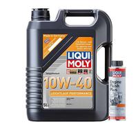 5L Liqui Moly 10W40 Leichtlauf Performance ACEA A3 B3+ ENGINE FLUSH PLUS - 300ml