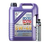 5L Liqui Moly 5W40 Fully Synthetic Engine Oil High Tech + CERA TEC - 300ml