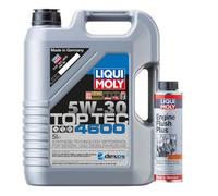 5L Liqui Moly Top Tec 4600 5W30 Acea C3 Sn Cf Bmw Ll Vw+Engine Flush