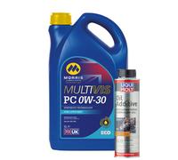 5L Morris 0W-30 Fully Synthetic Engine Oil Acea C2 + Oil Additive 300Ml