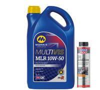 5L Morris Multivis Mlr 10W50 Fuly Synthetic Racing Engine Oil+ Oil Additive