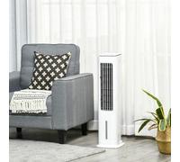 5L Oscillating Three Speed Air Cooler With Timer & Remote Control White by Homcom