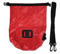 5L Outdoor Waterproof Bag PVC Roll Top Emergency Pouch with Shoulder Strap 500D Mesh Cloth Moisture Protection Waist or Carry for Camping Travel Fishing Boating