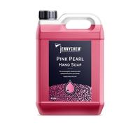 5L Pink Pearl Antibacterial Hand Soap - Bulk Liquid Hand Wash Refill - Soft, Moisturising & Germ-Killing - Ideal for Workplace, Salon or Home Use