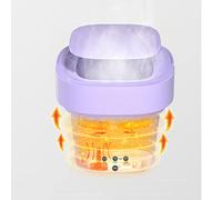 5L Portable Mini Washing Machine,Lightweight Collapsible Bucket,Portable Foldable Laundry Tub for Socks Underwear,Ultrasonic Automatic,Small Portable Folding Washers for Camping Travel Home