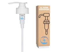 5L Push Down Pump Dispenser for 5 Litre Container. 38mm Screw Top with 23 cm Tube. 4ml dose. Perfectly dispense Shampoo, Syrup, Soap. Highly Accurate and Durable (1)