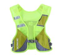 5L Running Vest for Women & Men, Reflective Hydration Backpack, Lightweight and Adjustable Hydration Pack for Outdoor Sports, Cycling, Climbing and Hiking (green)