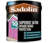 5L Sadolin Superdec Satin Opaque Wood Paint - All Colours (Bleached Oak)