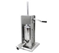 Sausage Stuffer Kit Filler Maker 5L 304 Stainless Steel Heavy Duty Commercial Meat Machine Vertical Manual 2 Speeds