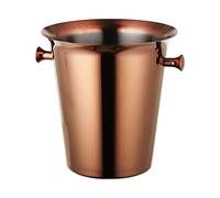5L Stainless Steel Ice Bucket Champagne Iced Beer Red Wine Ice Cube Household Bucket (Size : Bronze)