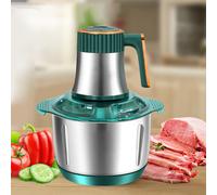 5L Stainless Steel Meat Grinder 500W Large Capacity 5 Blade Multifunctional Electric Food Processor Vegetable Chopper