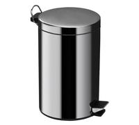 5L Stainless Steel Pedal Bin Silver Waste Dustbin Kitchen Bathroom Garbage Can